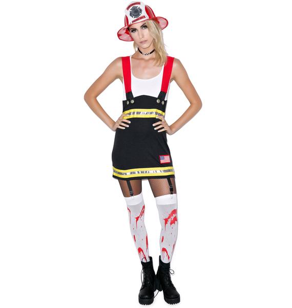 Backdoor Babe Fire Fighter Costume | Dolls Kill