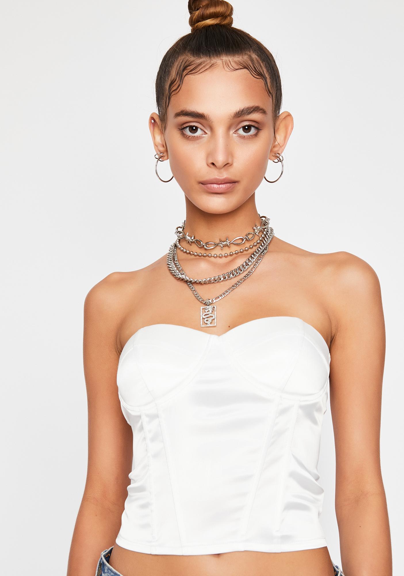 sweetheart neckline bustier top