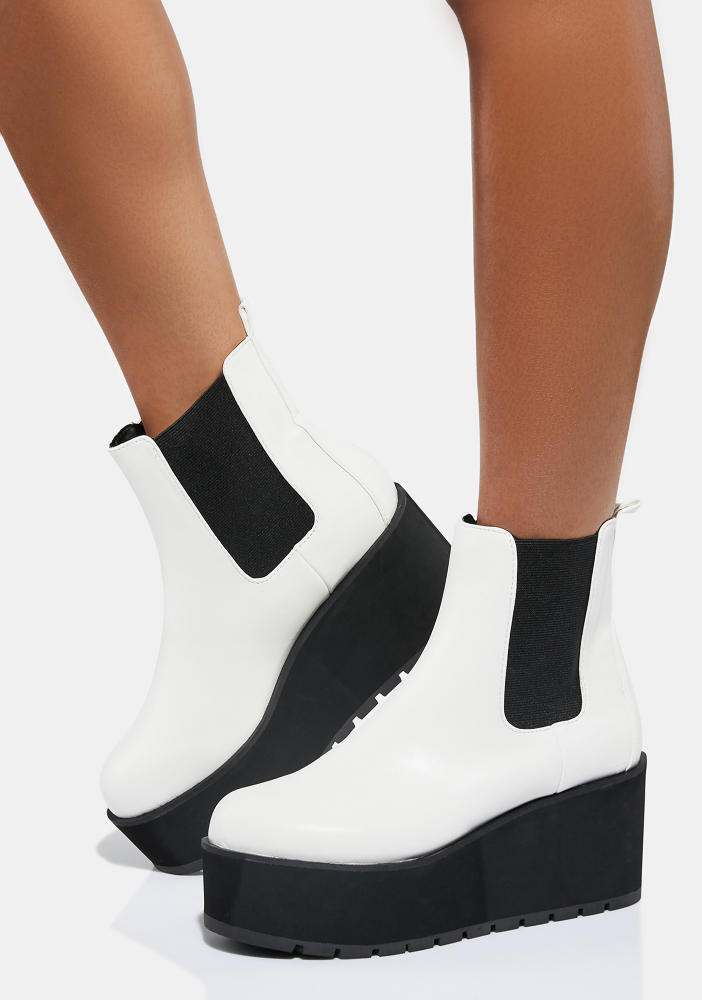 White Jubal Ankle Boots