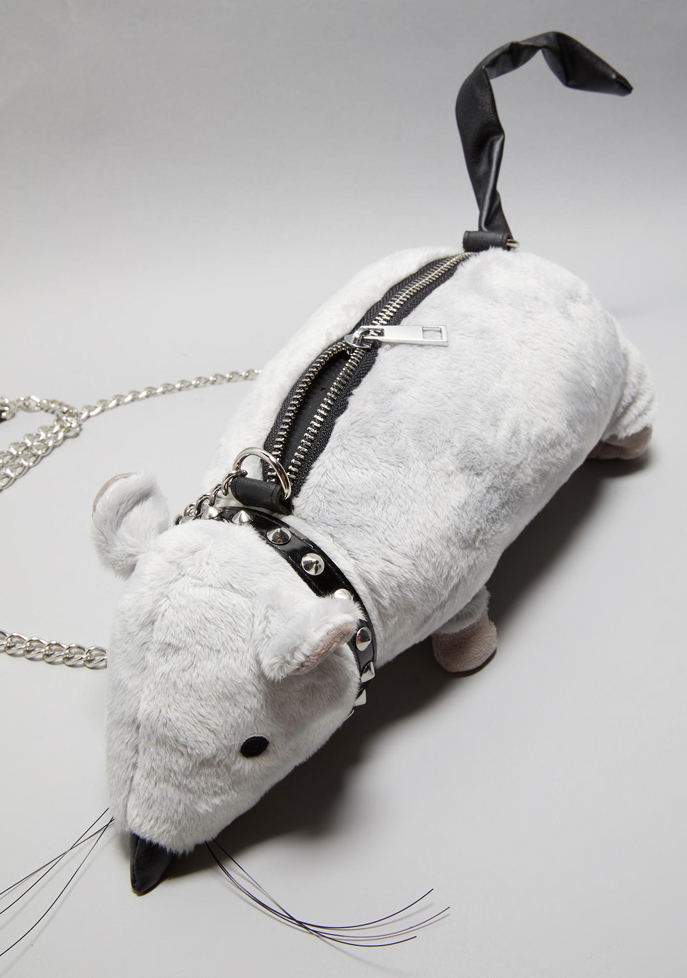 Widow Rat Crossbody Purse White Dolls Kill