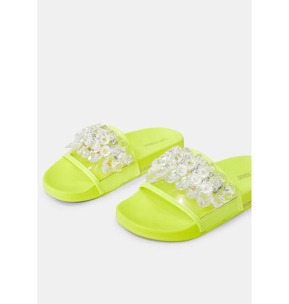 clear rhinestone slides