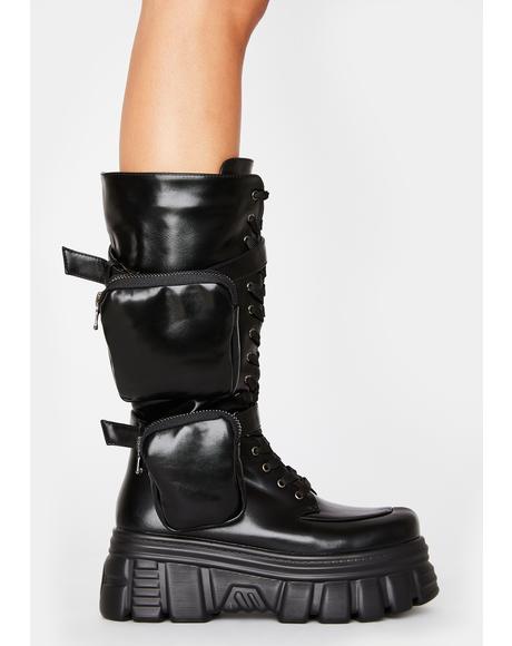 platform utility boots