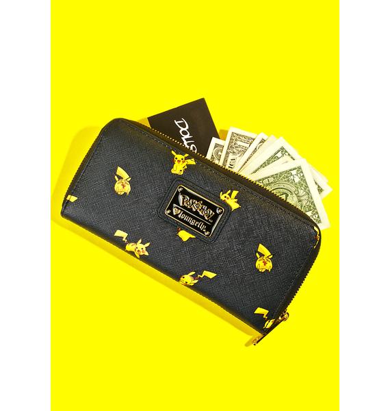 pikachu tonal chain wallet by loungefly