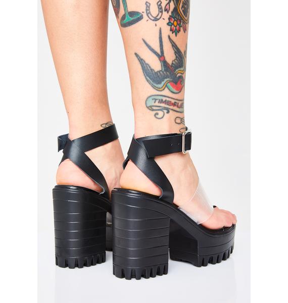 public desire ibiza chunky strap sandals