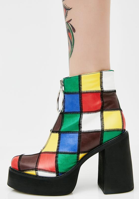 barnie platform boots