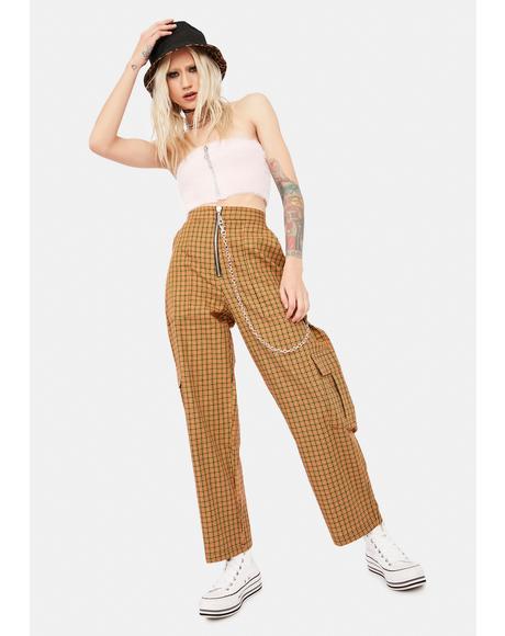 i am gia pink cargo pants