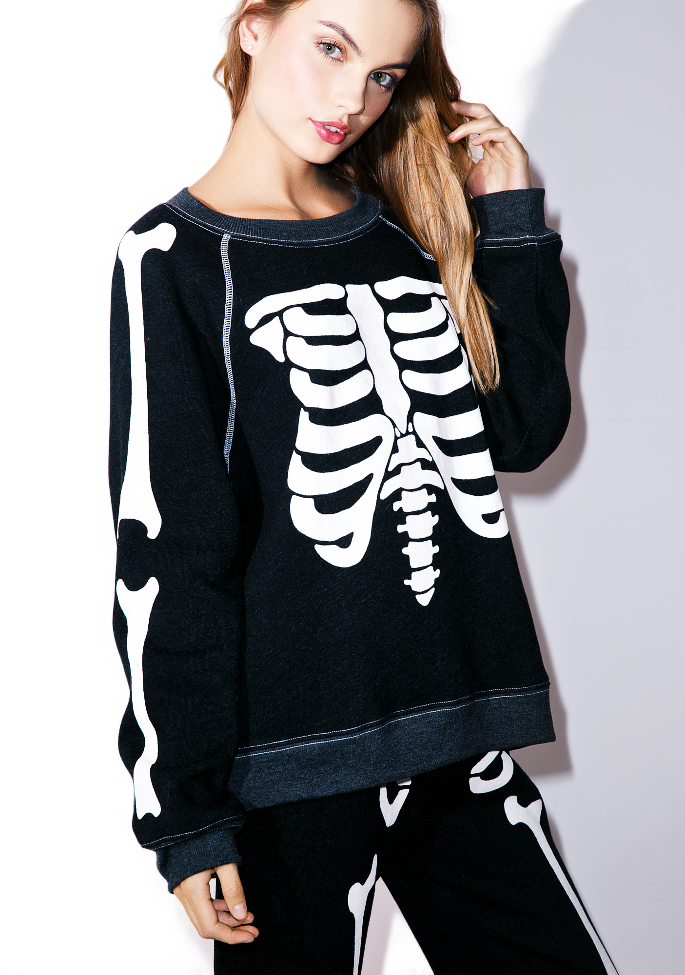 wildfox skeleton sweatshirt