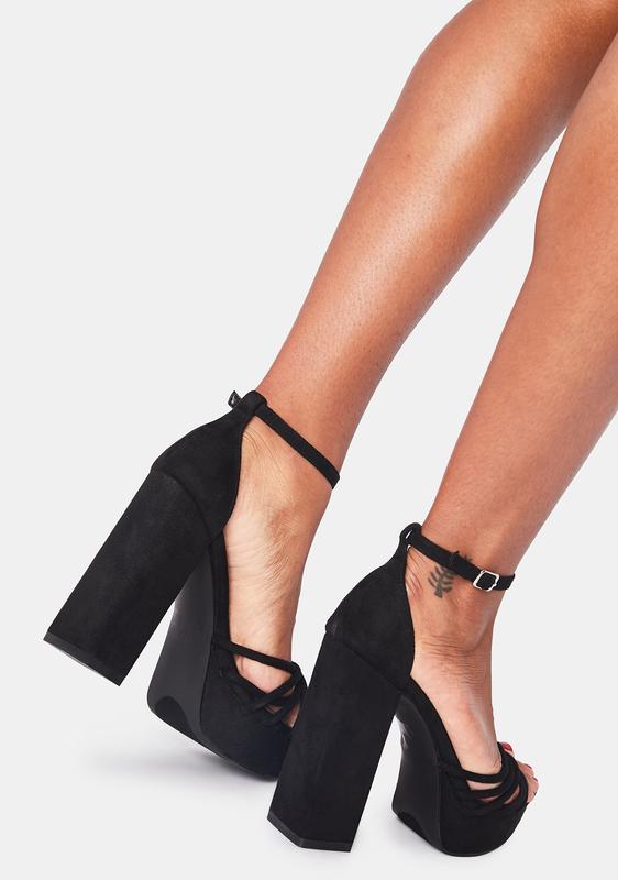 2 part platform heels