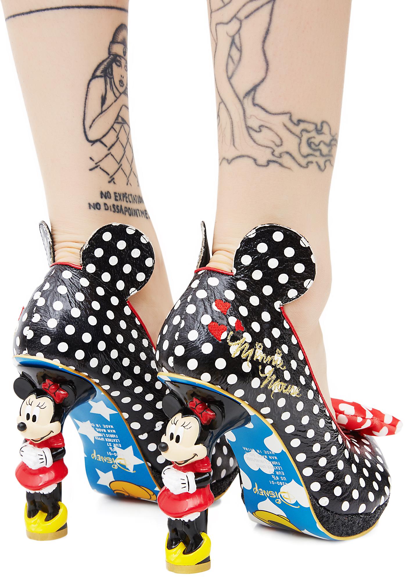 Minnie Mouse Platform Heels 