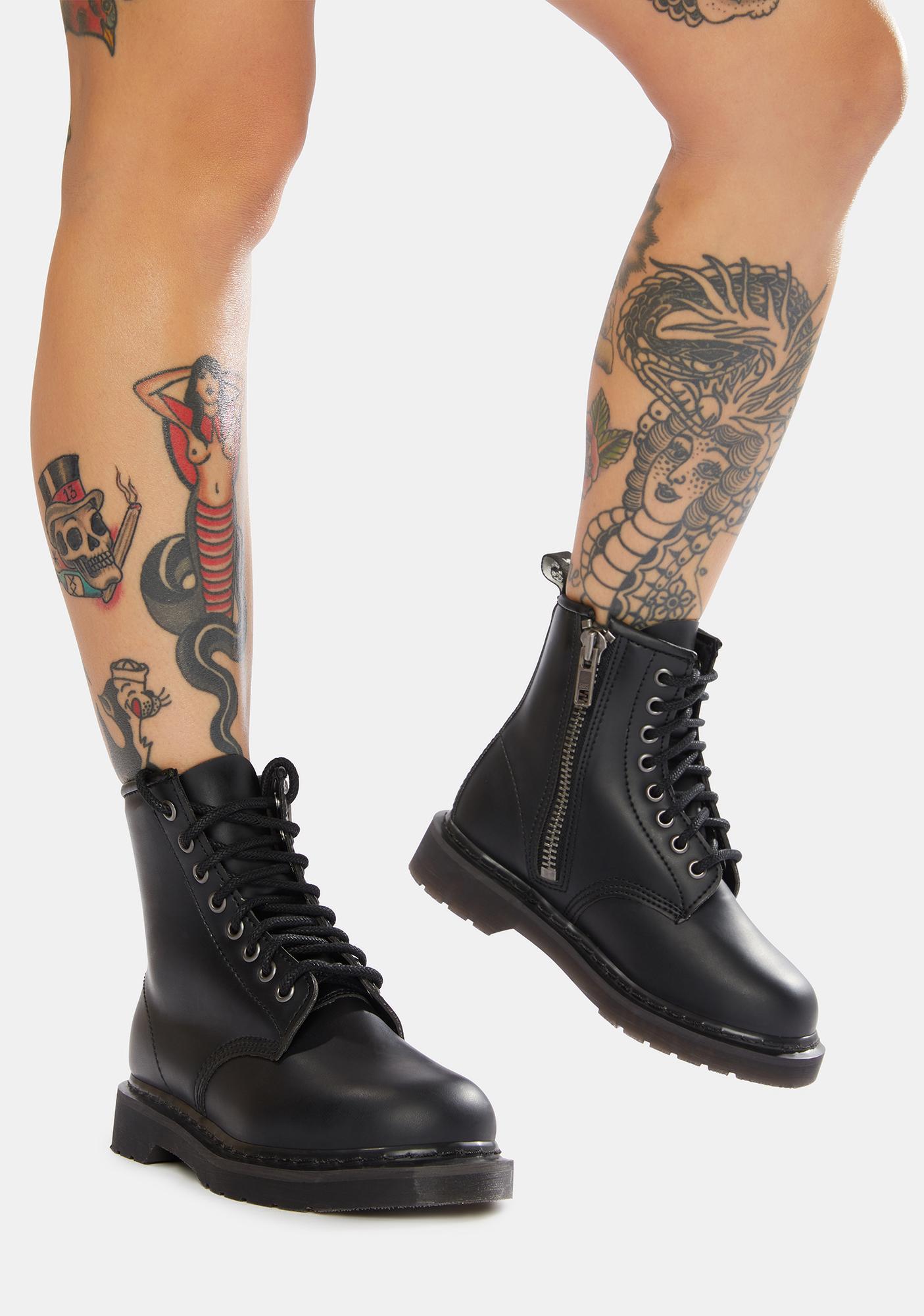Lace up combat boots Clearance