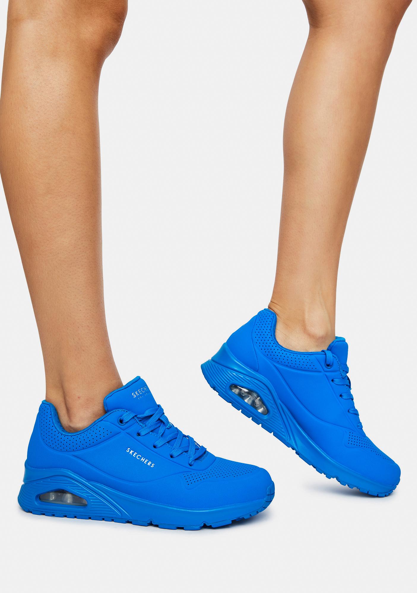 skechers uno 2 blue