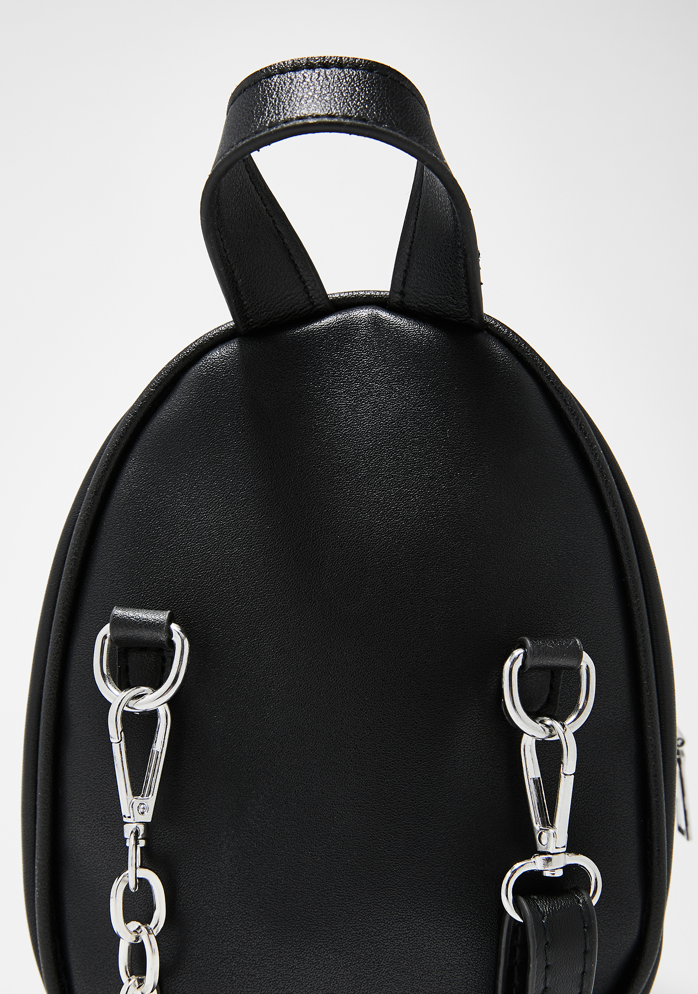 chain strap mini backpack