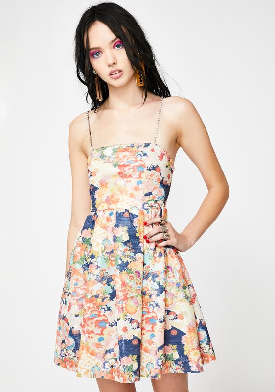 diamante skater dress