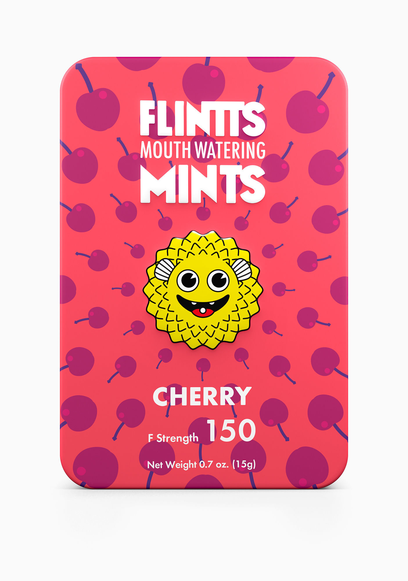 Flintts Mints Cherry Mouth Watering Breath Mints Dolls Kill