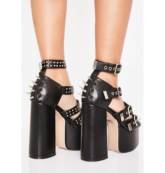 lamoda patent entering paradise platform heels