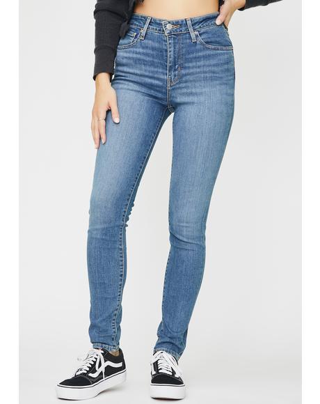 Los Angeles Sun 721 High Rise Skinny Jeans