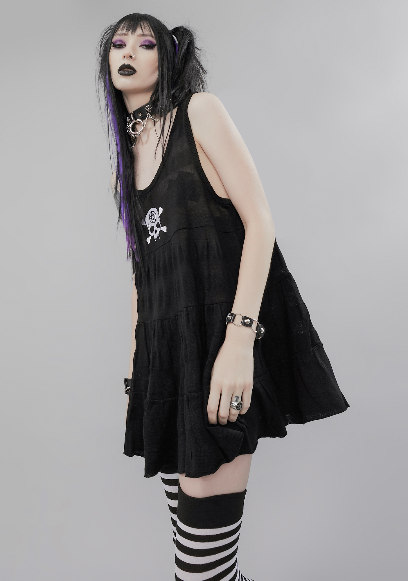 goth sweater dress