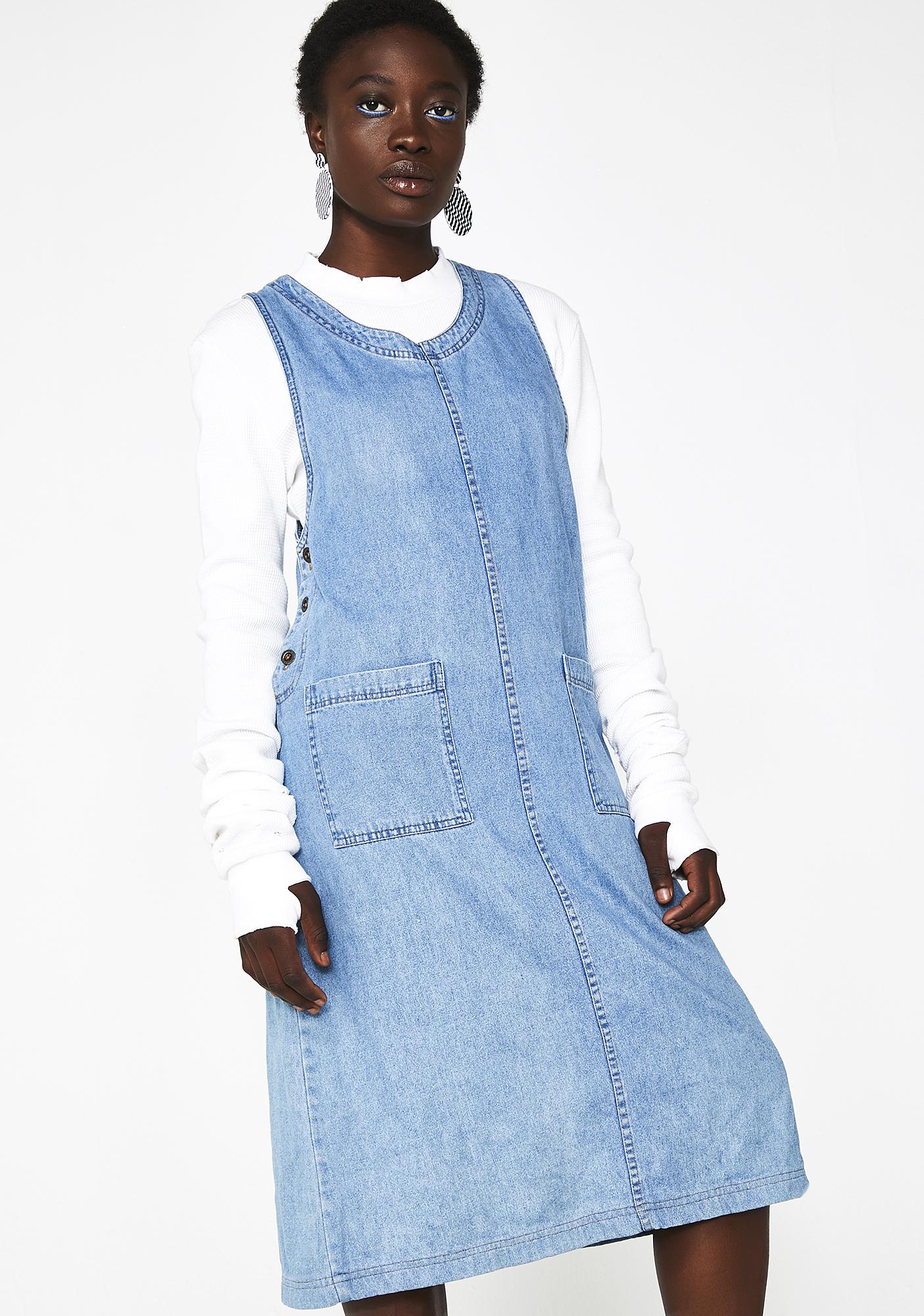 90s denim dress