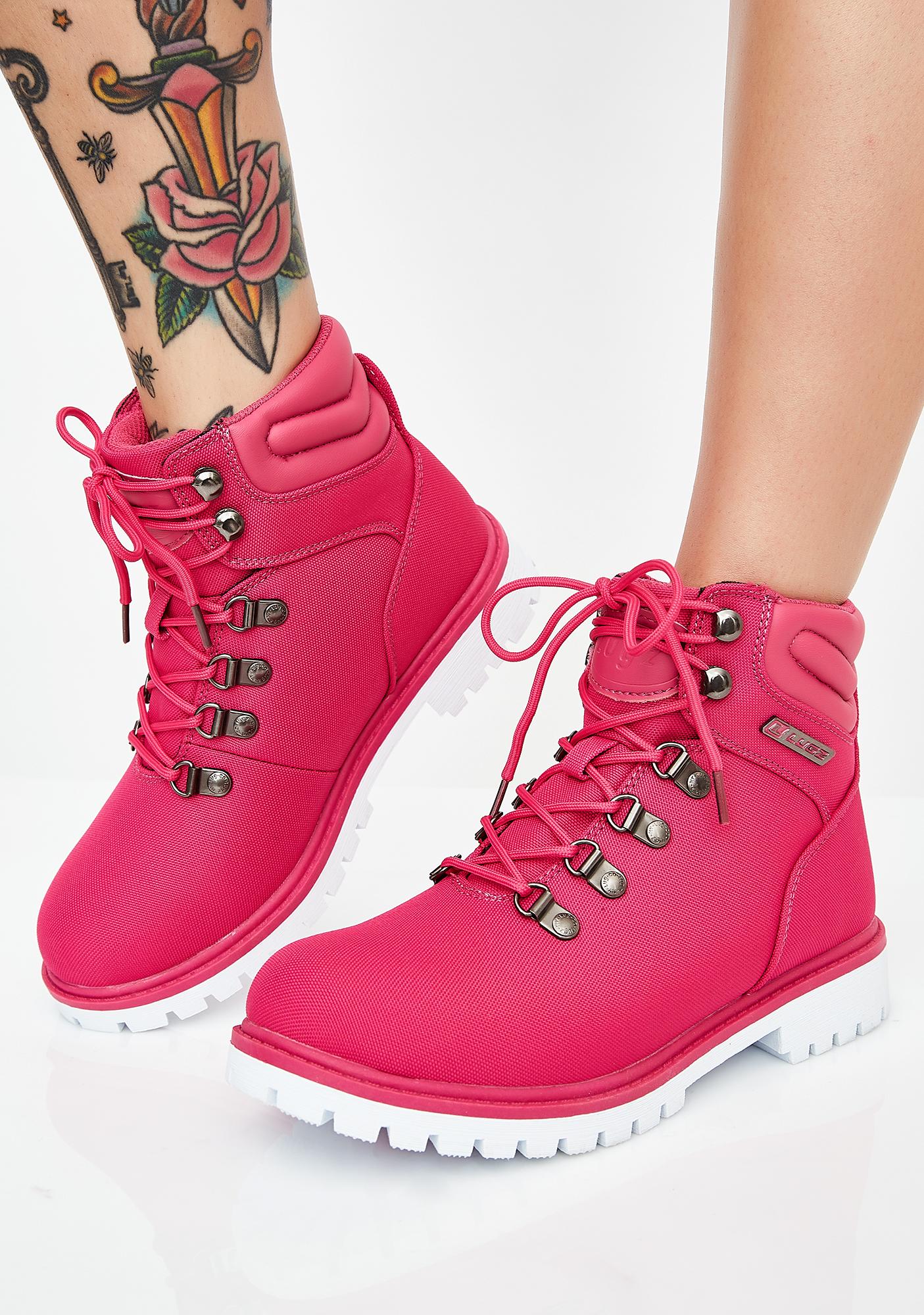 lugz red boots