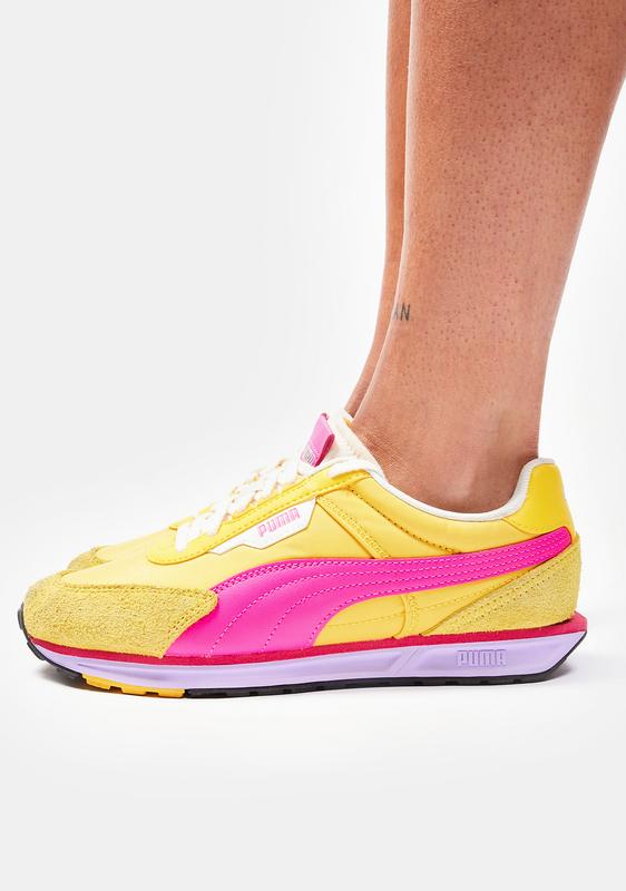 puma yellow sneakers