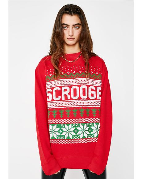 Scrooge Xmas Sweater