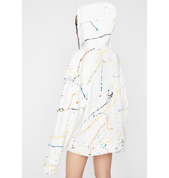 jaded london paint splatter hoodie