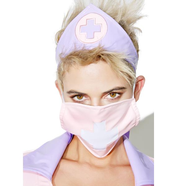Pink Sexy Nurse Mask Dolls Kill