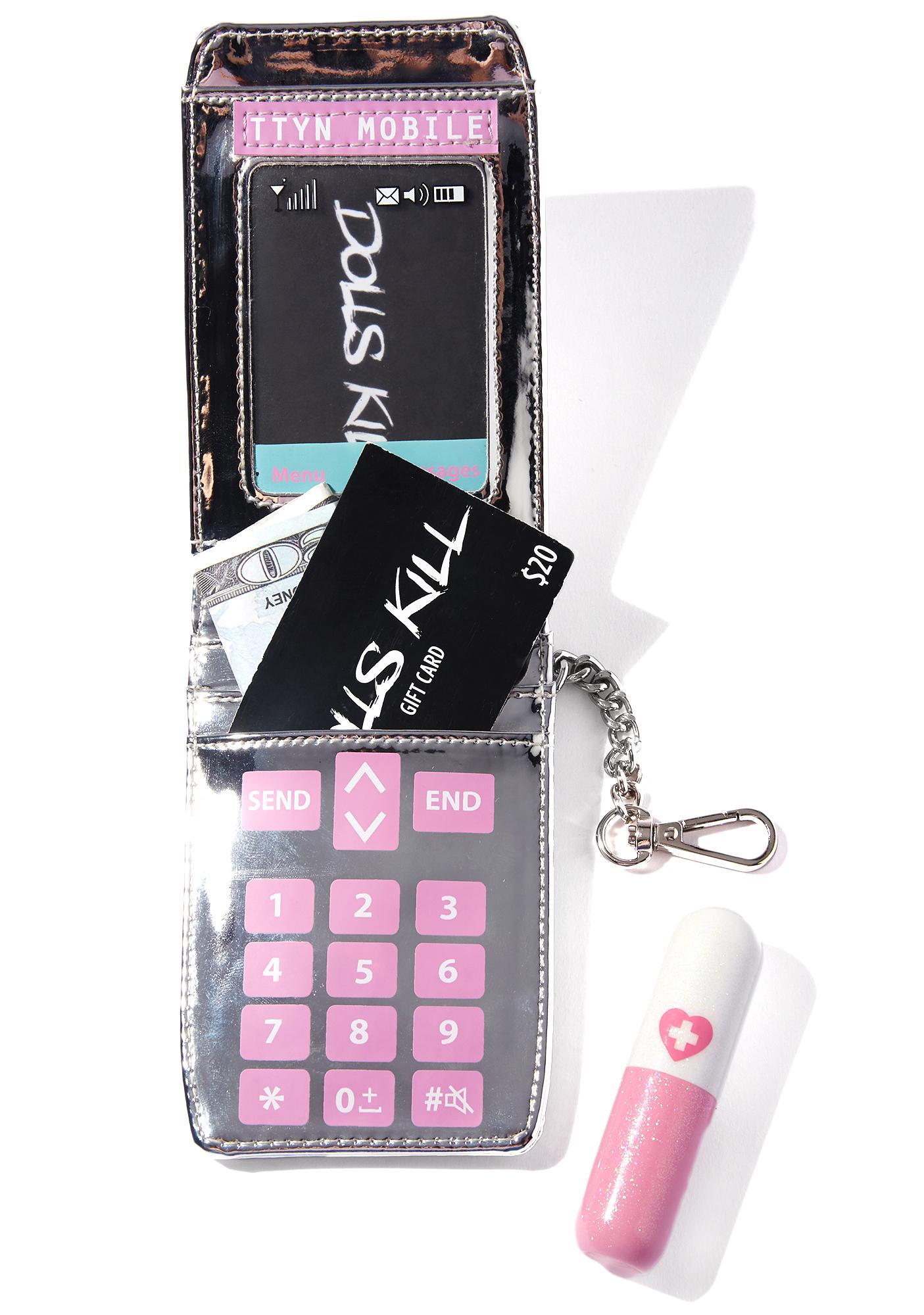 Sugar Thrillz Cell Phone Keychain Wallet Dolls Kill