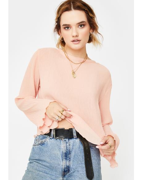 Marshmellow Long Sleeve Top