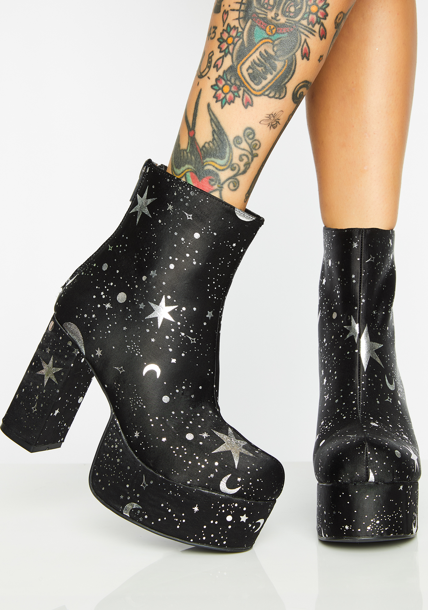 star platform boots