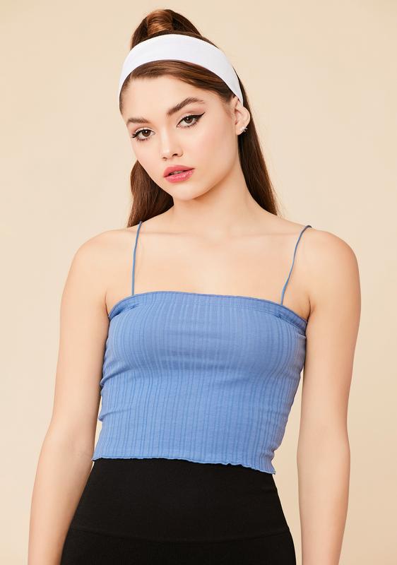 square neck spaghetti strap top