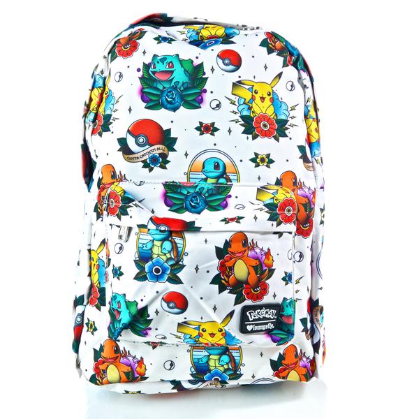 Loungefly X Pokemon Tattoo Backpack | Dolls Kill