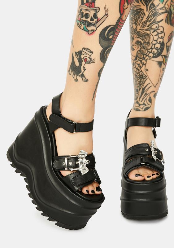 platform sandals demonia