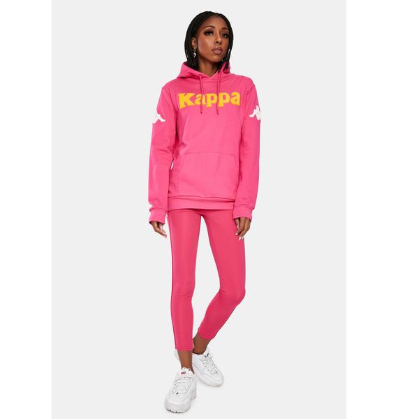 kappa pink sweatpants