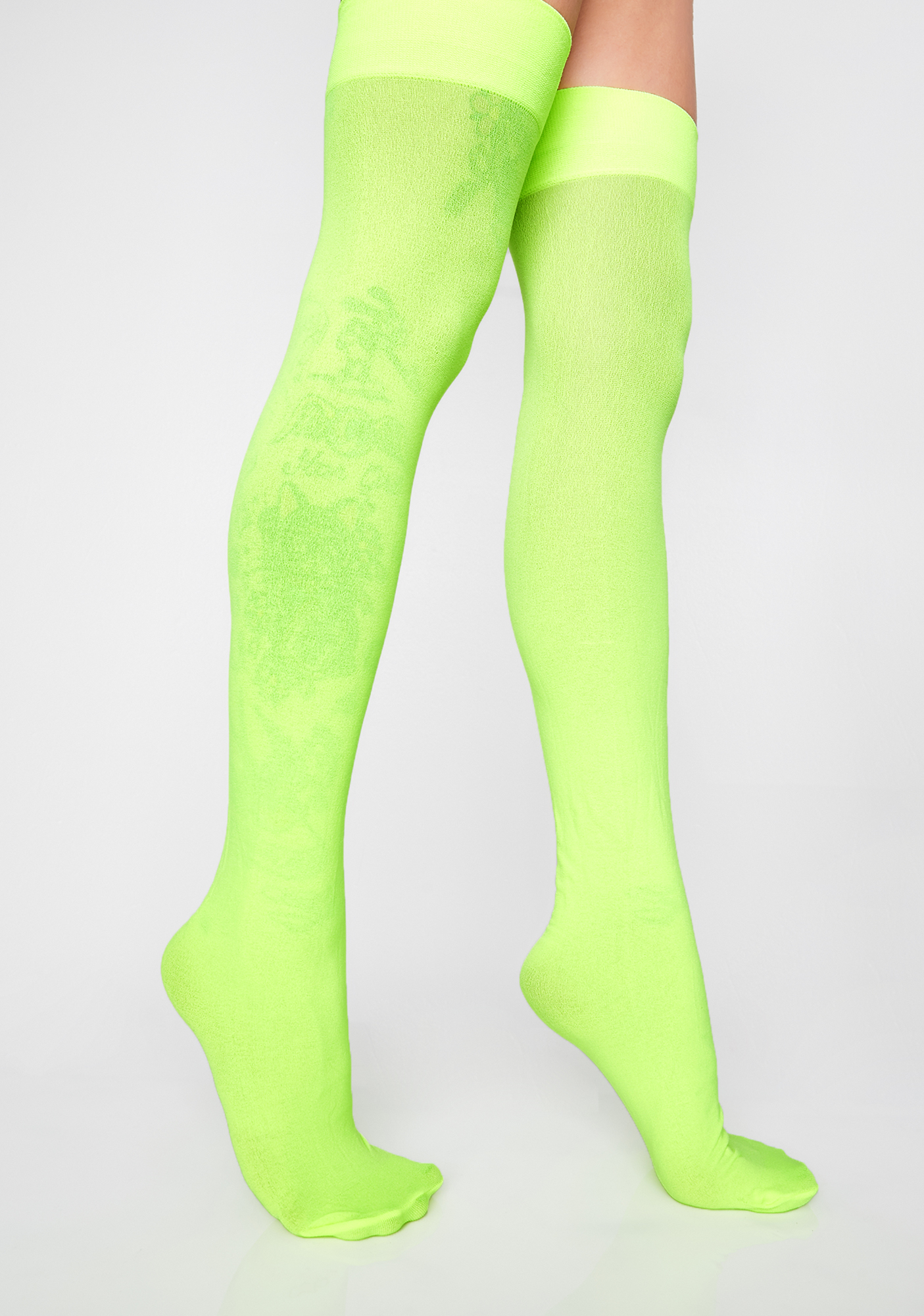 Neon Thigh Highs Green Dolls Kill