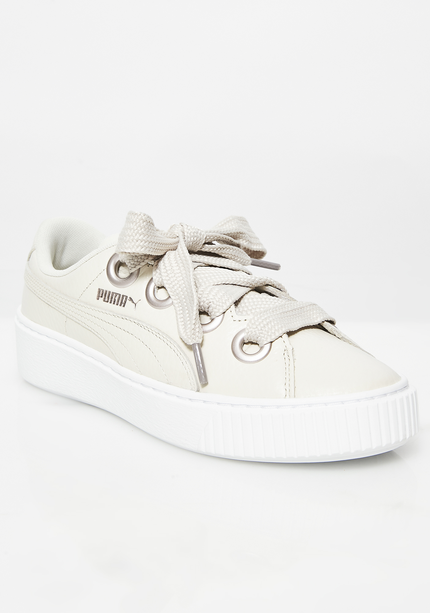 puma platform kiss leather