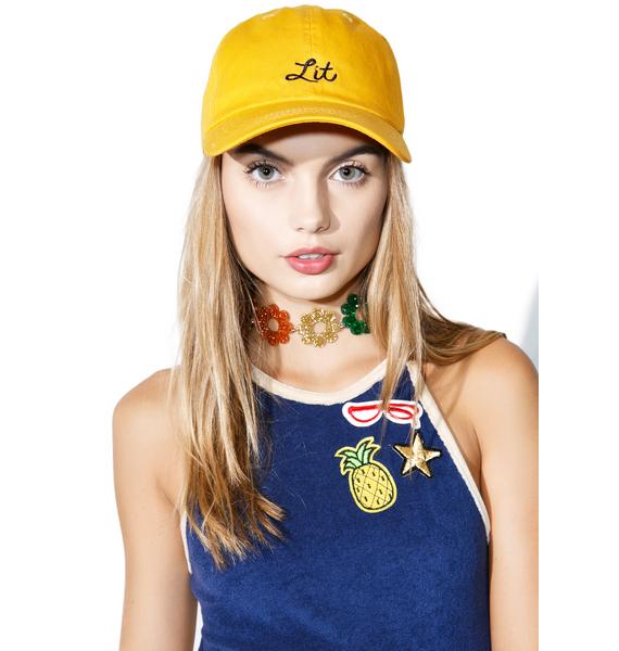 MeYouVersusLife Lemon Lit Cap | Dolls Kill