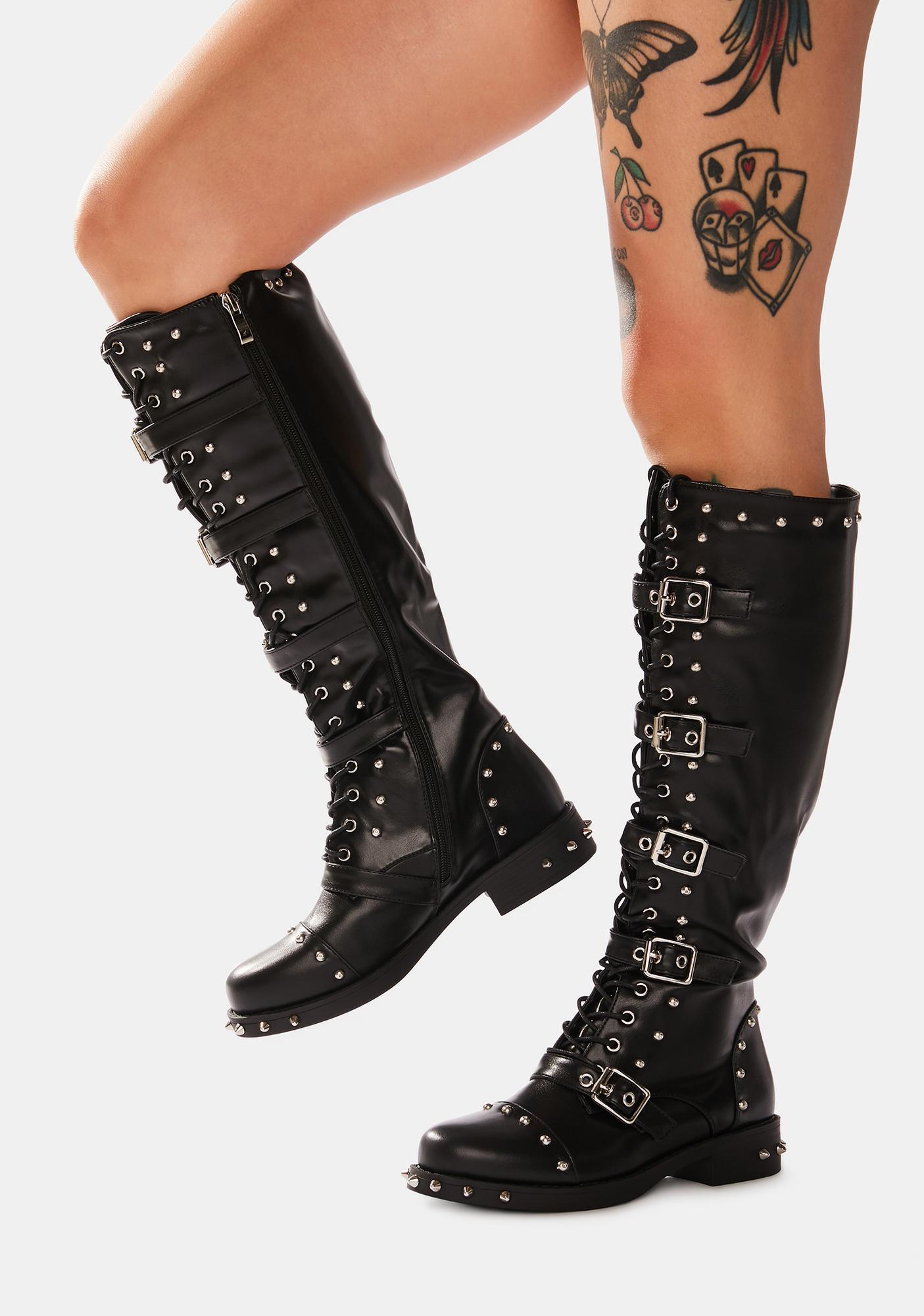 knee high boots afterpay