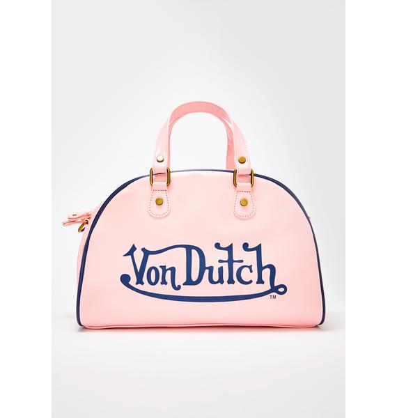 von dutch bowling bag pink