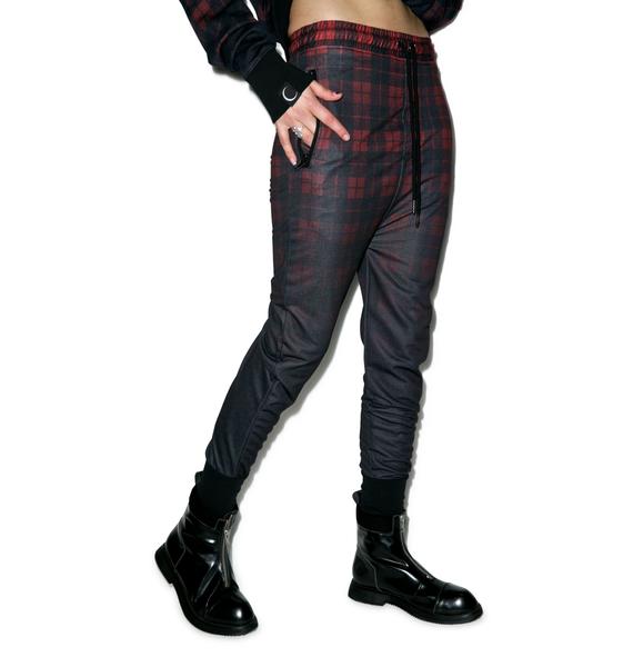 tartan sweatpants