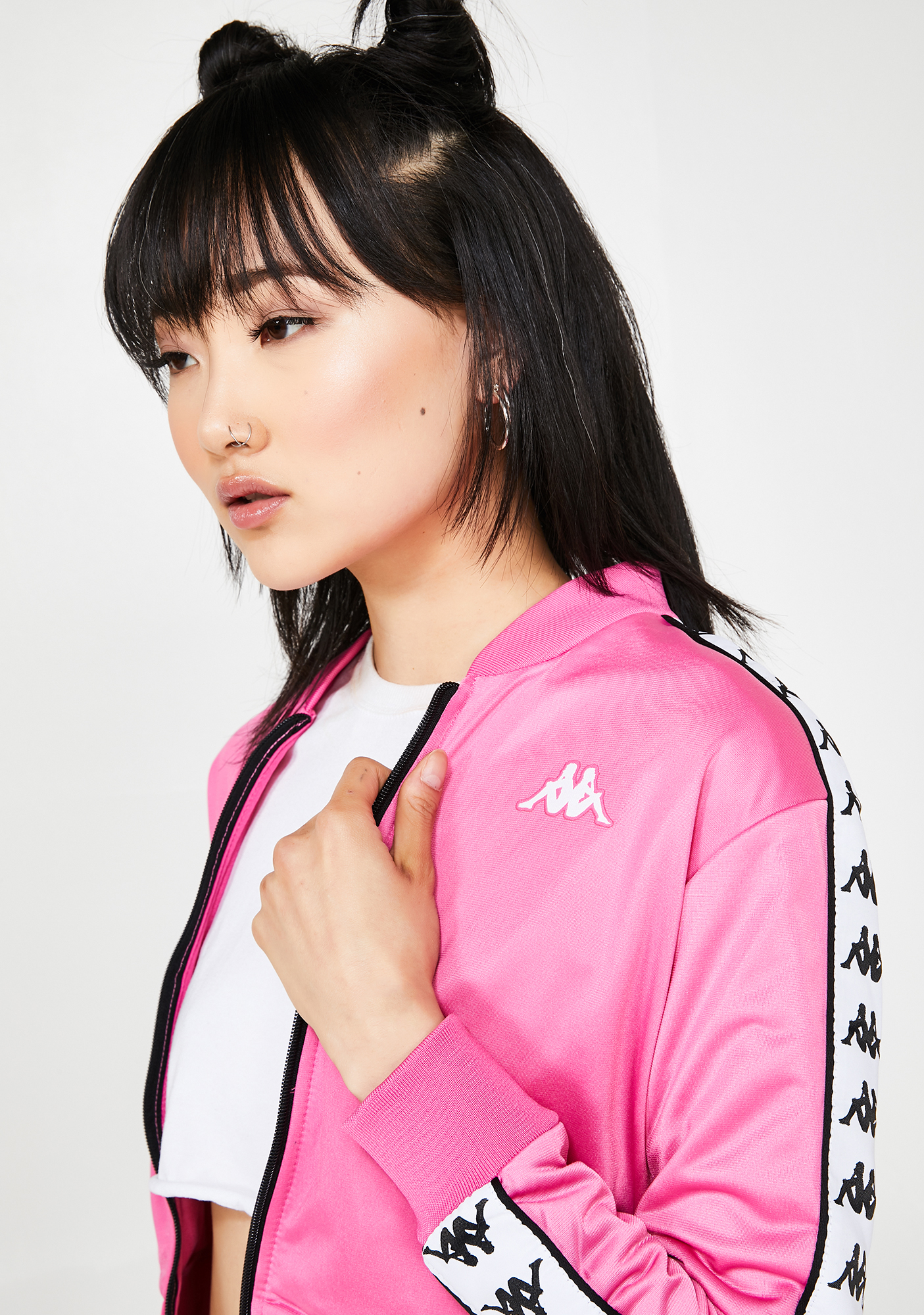 kappa asber crop jacket