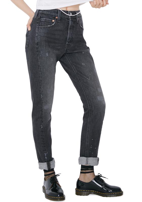 levi's altered 501 skinny