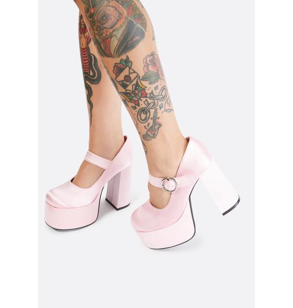 light pink mary janes