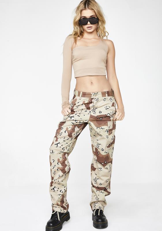 brown camouflage pants