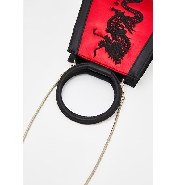 Delia's by Dolls Kill Dragon Crossbody Handbag Dolls Kill