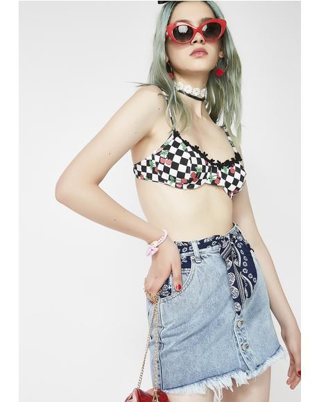Free Roamin' Denim Skirt