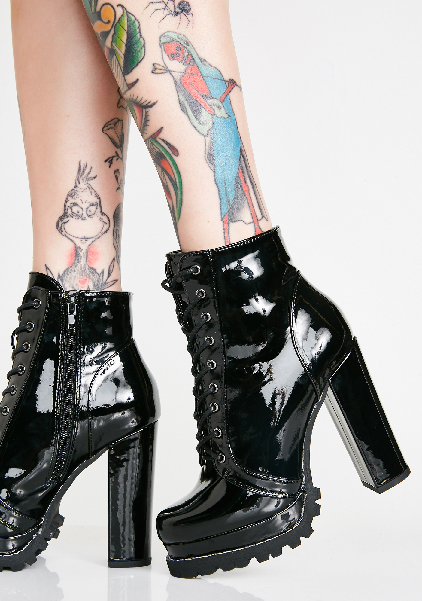 platform boots vegan