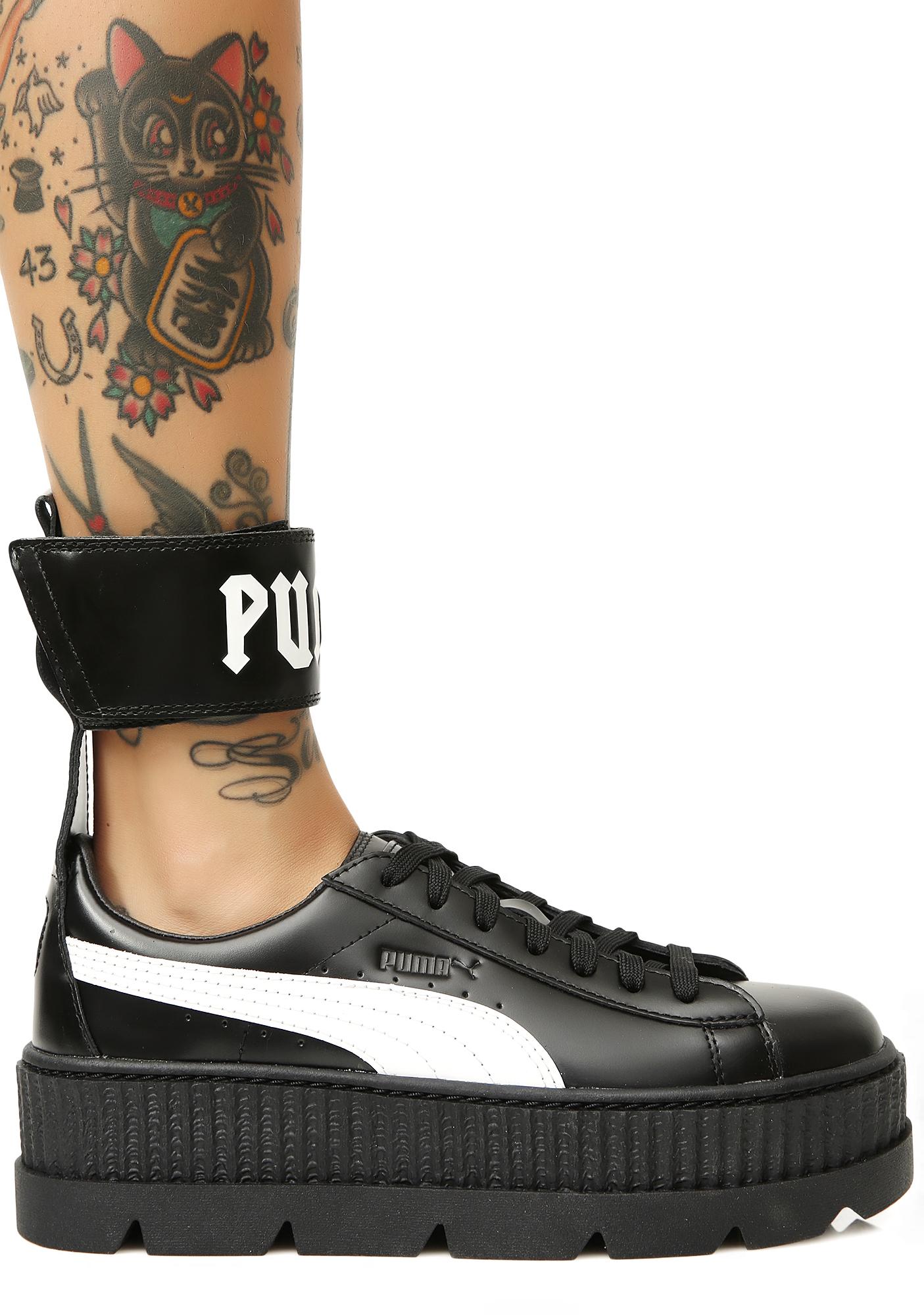 Rihanna Ankle Strap Sneakers 