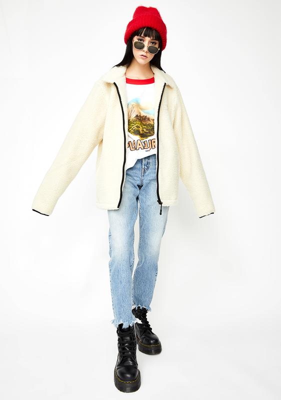 pleasures deep pile jacket