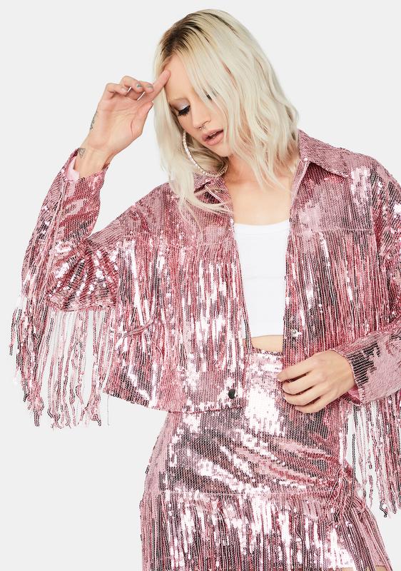 silver tassel jacket
